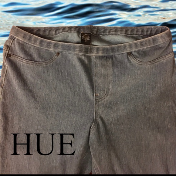 3/$15- ✨HUE CAPRI LEGGINGS STRETCHY JEAN✨ADD-ON ITEM $50➕ - Picture 5 of 13